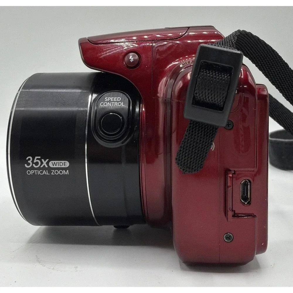 Samsung WB1100F Digital Bridge Camera 16.2MP 35x Zoom Direct Link w/Charger&Case